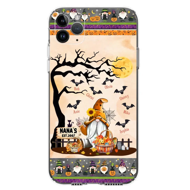 Personalized Boo Grandma Phone Case - Halloween Gift For Grandma - Up to 7 Kids - Case For iPhone/Samsung