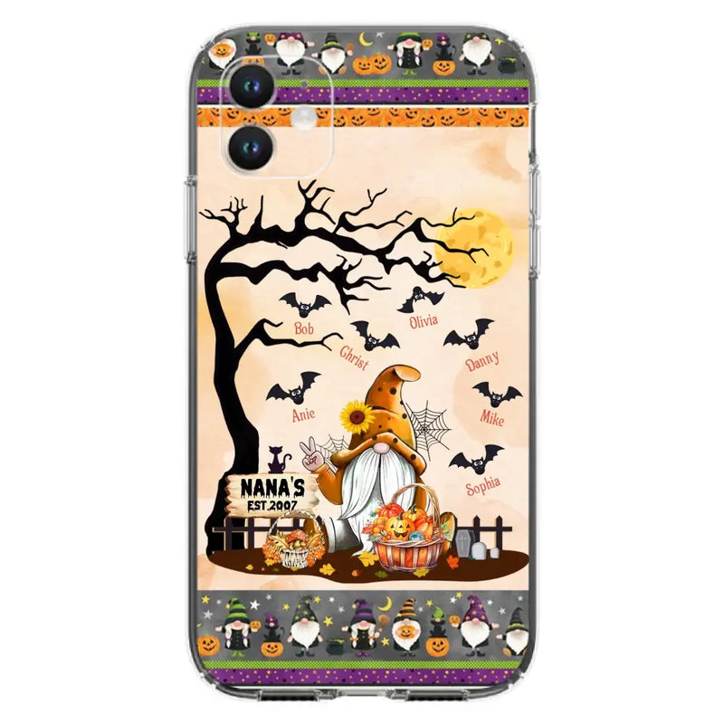 Personalized Boo Grandma Phone Case - Halloween Gift For Grandma - Up to 7 Kids - Case For iPhone/Samsung