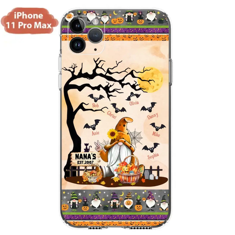 Personalized Boo Grandma Phone Case - Halloween Gift For Grandma - Up to 7 Kids - Case For iPhone/Samsung