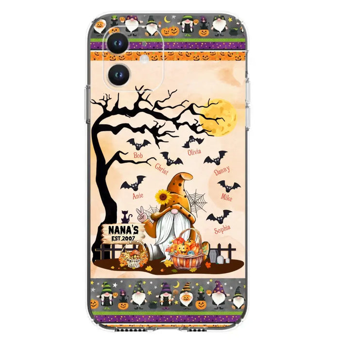 Custom Personalized Boo Grandma Phone Case - Halloween Gift For Grandma - Upto 7 Kids - Case For iPhone/ Samsung