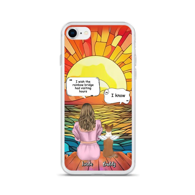 Personalized Memorial Dog Phone Case - Up to 4 Dogs - Memorial Gift Idea For Dog Owners - Case for iPhone/Samsung