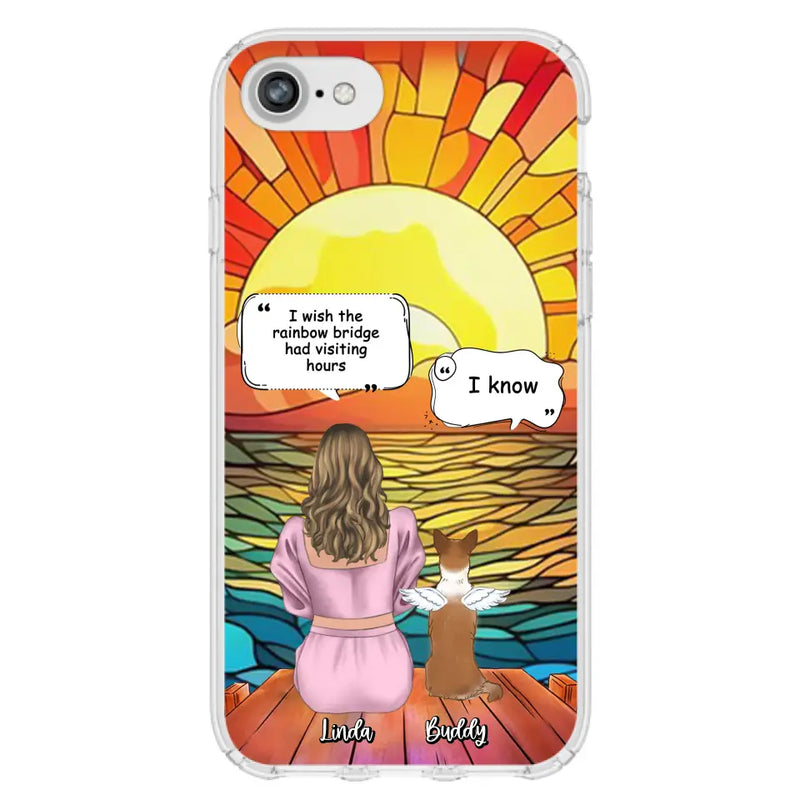 Personalized Memorial Dog Phone Case - Up to 4 Dogs - Memorial Gift Idea For Dog Owners - Case for iPhone/Samsung