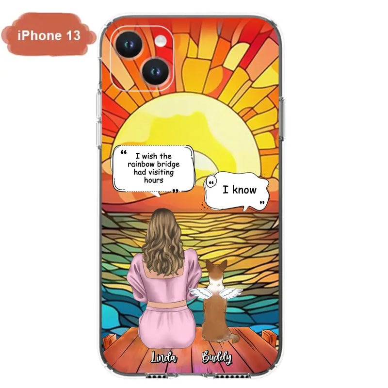 Personalized Memorial Dog Phone Case - Up to 4 Dogs - Memorial Gift Idea For Dog Owners - Case for iPhone/Samsung