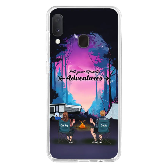 Personalized Camping Phone Case - Full Option - Best Gift For Camping Lovers - Fill Your Life With Adventures - Case For iPhone/Samsung