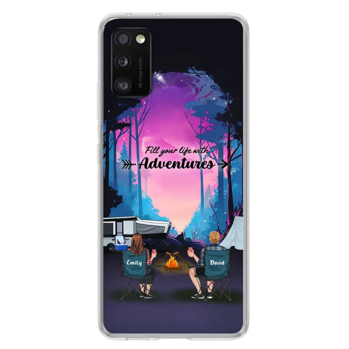 Personalized Camping Phone Case - Full Option - Best Gift For Camping Lovers - Fill Your Life With Adventures - Case For iPhone/Samsung