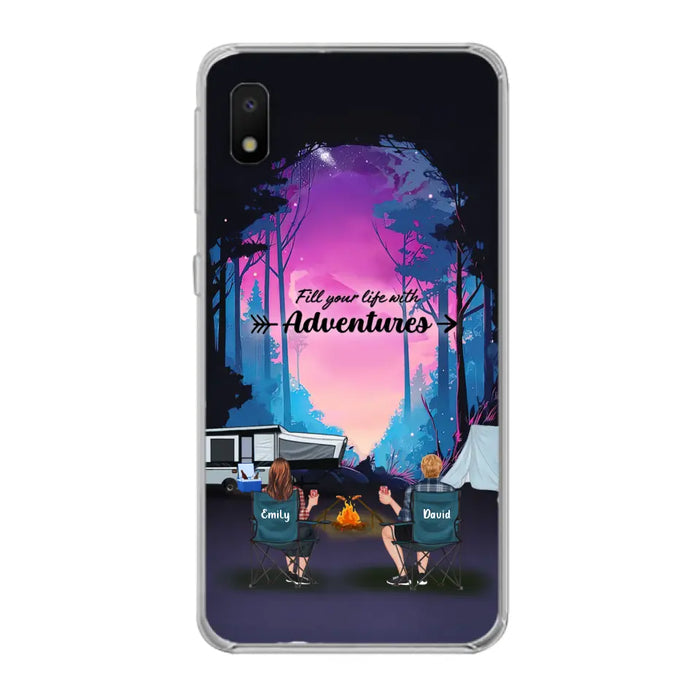 Personalized Camping Phone Case - Full Option - Best Gift For Camping Lovers - Fill Your Life With Adventures - Case For iPhone/Samsung