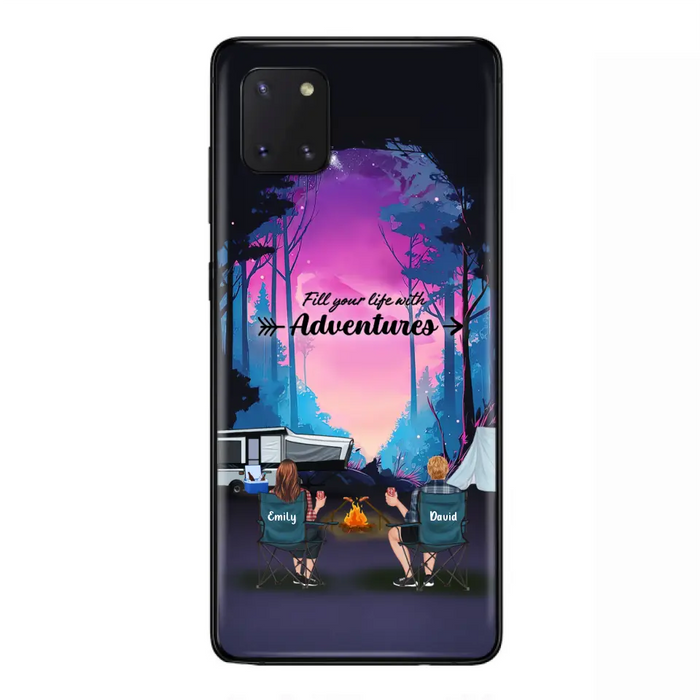 Personalized Camping Phone Case - Full Option - Best Gift For Camping Lovers - Fill Your Life With Adventures - Case For iPhone/Samsung