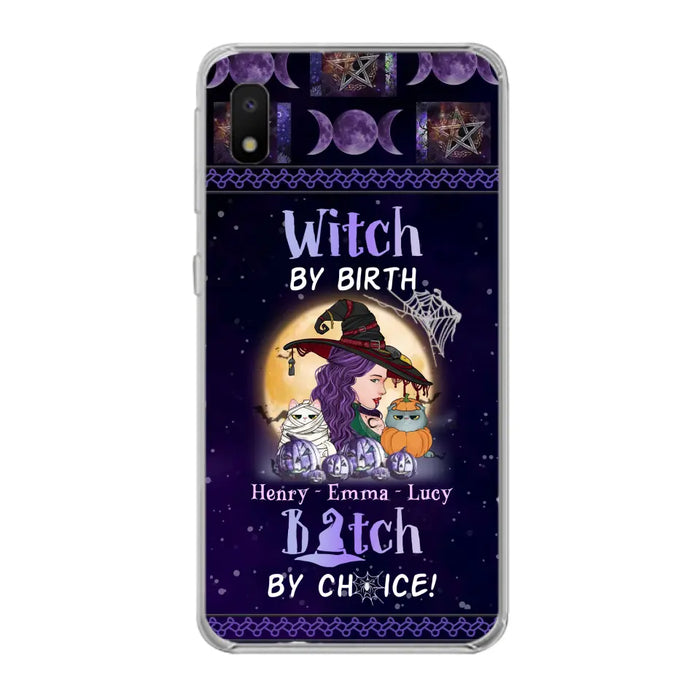 Personalized Witch Mom Phone Case - Gift Idea For Halloween/Witch/Pet Lovers - Witch By Birth Bitch By Choice - Case For iPhone/Samsung