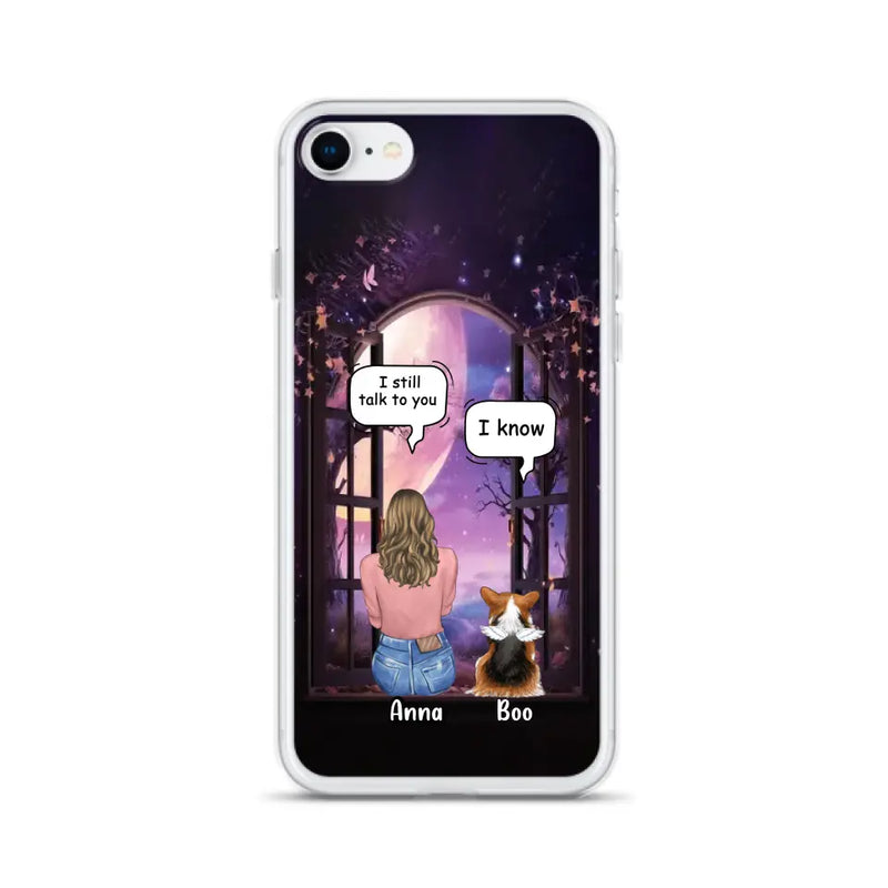 Personalized Memorial Pet Phone Case - Up to 4 Dogs/Cats/Rabbits - Memorial Gift Idea for Dog/Cat/Rabbit Owners - Case For iPhone/Samsung
