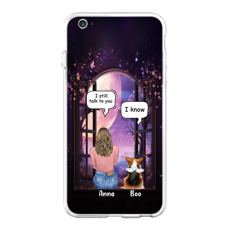 Personalized Memorial Pet Phone Case - Up to 4 Dogs/Cats/Rabbits - Memorial Gift Idea for Dog/Cat/Rabbit Owners - Case For iPhone/Samsung
