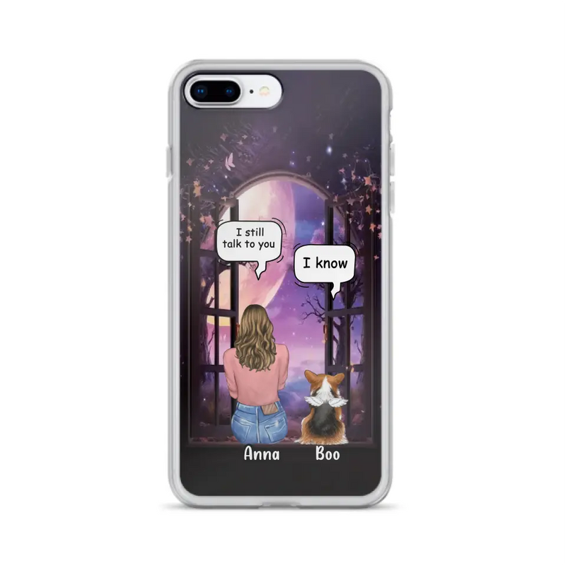 Personalized Memorial Pet Phone Case - Up to 4 Dogs/Cats/Rabbits - Memorial Gift Idea for Dog/Cat/Rabbit Owners - Case For iPhone/Samsung