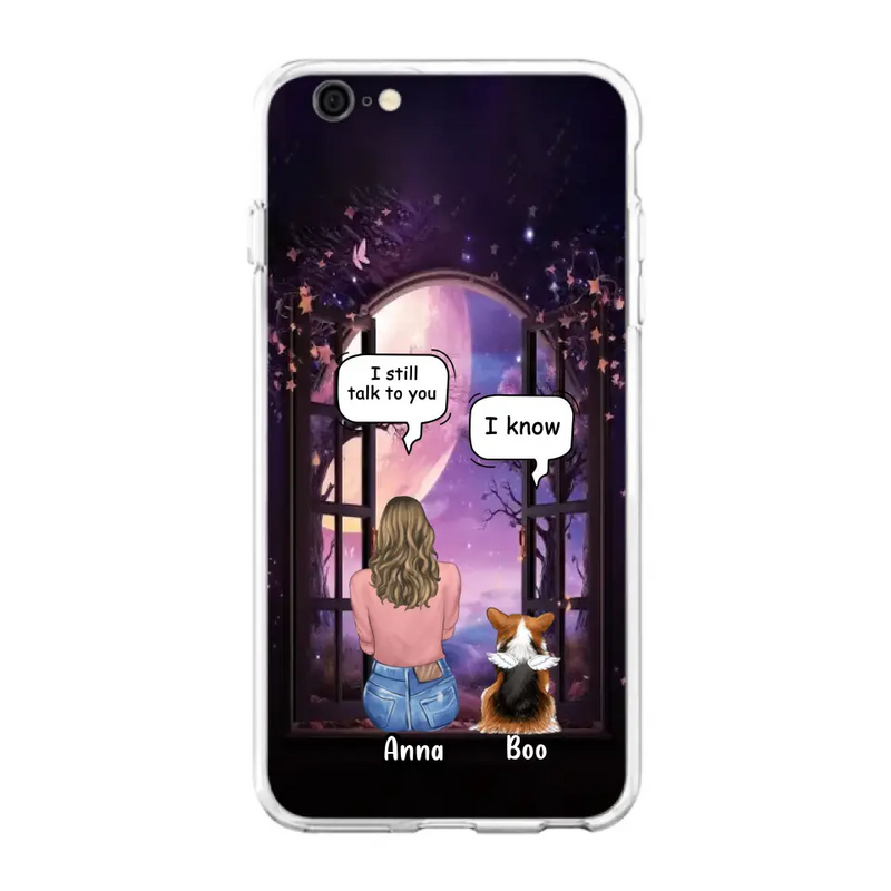 Personalized Memorial Pet Phone Case - Up to 4 Dogs/Cats/Rabbits - Memorial Gift Idea for Dog/Cat/Rabbit Owners - Case For iPhone/Samsung