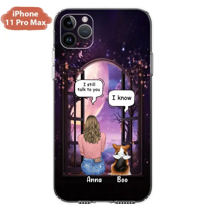 Personalized Memorial Pet Phone Case - Up to 4 Dogs/Cats/Rabbits - Memorial Gift Idea for Dog/Cat/Rabbit Owners - Case For iPhone/Samsung