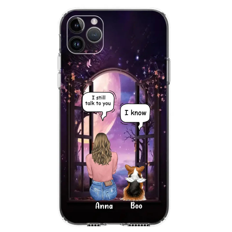 Personalized Memorial Pet Phone Case - Up to 4 Dogs/Cats/Rabbits - Memorial Gift Idea for Dog/Cat/Rabbit Owners - Case For iPhone/Samsung