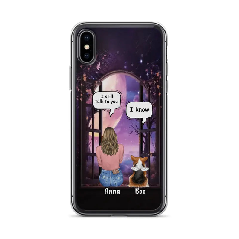 Personalized Memorial Pet Phone Case - Up to 4 Dogs/Cats/Rabbits - Memorial Gift Idea for Dog/Cat/Rabbit Owners - Case For iPhone/Samsung