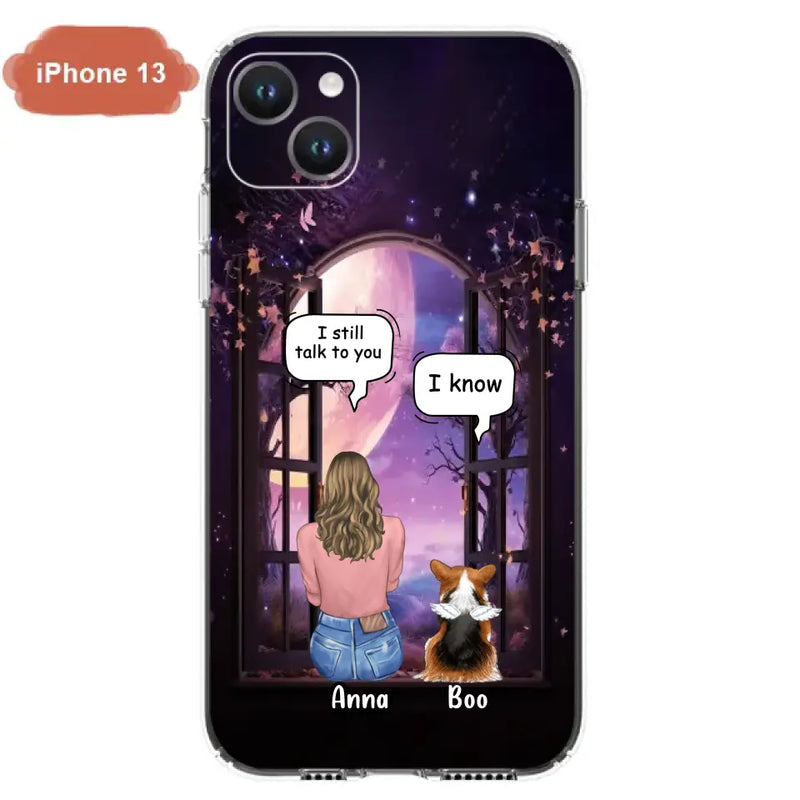 Personalized Memorial Pet Phone Case - Up to 4 Dogs/Cats/Rabbits - Memorial Gift Idea for Dog/Cat/Rabbit Owners - Case For iPhone/Samsung