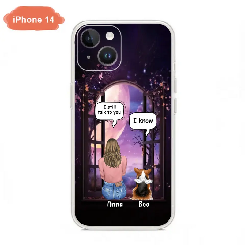 Personalized Memorial Pet Phone Case - Up to 4 Dogs/Cats/Rabbits - Memorial Gift Idea for Dog/Cat/Rabbit Owners - Case For iPhone/Samsung