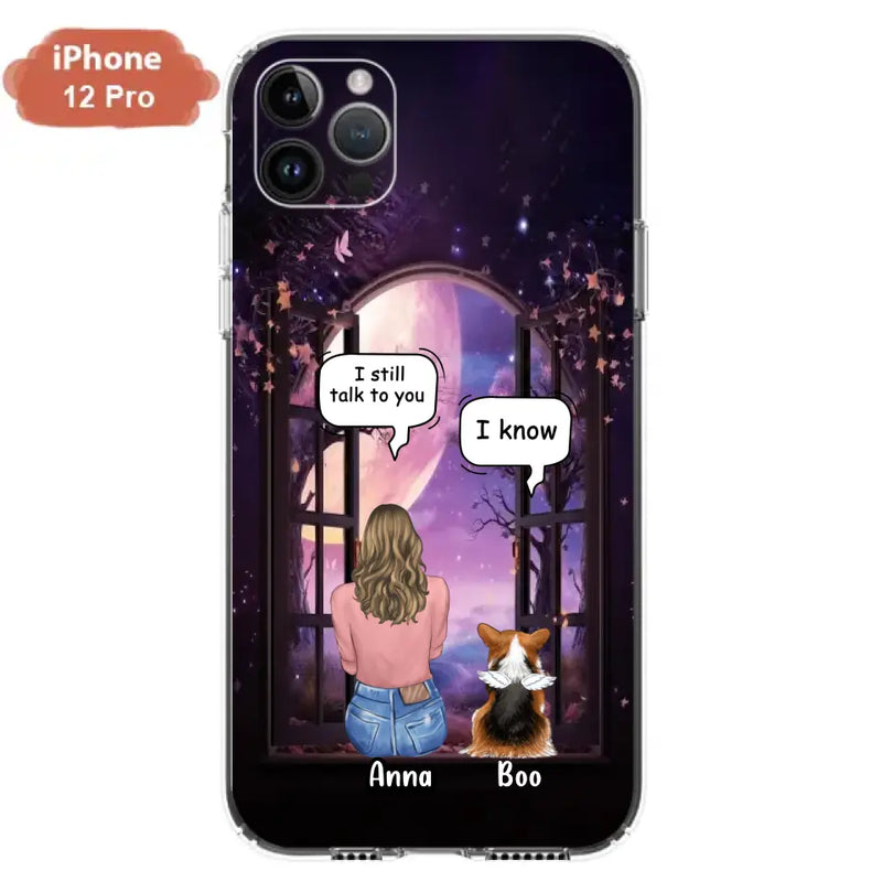 Personalized Memorial Pet Phone Case - Up to 4 Dogs/Cats/Rabbits - Memorial Gift Idea for Dog/Cat/Rabbit Owners - Case For iPhone/Samsung