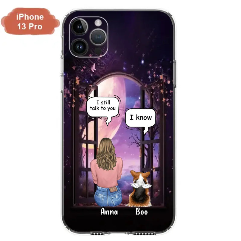 Personalized Memorial Pet Phone Case - Up to 4 Dogs/Cats/Rabbits - Memorial Gift Idea for Dog/Cat/Rabbit Owners - Case For iPhone/Samsung