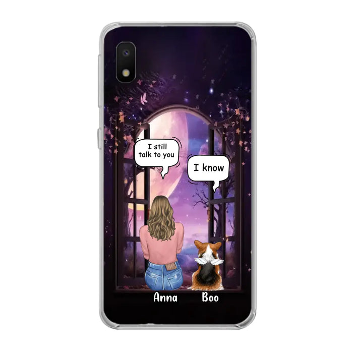 Custom Personalized Memorial Pet Phone Case - Upto 4 Dogs/Cats/Rabbits - Memorial Gift Idea for Dog/Cat/Rabbit Owners - Case For iPhone/Samsung