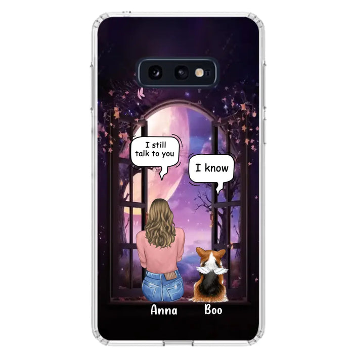 Custom Personalized Memorial Pet Phone Case - Upto 4 Dogs/Cats/Rabbits - Memorial Gift Idea for Dog/Cat/Rabbit Owners - Case For iPhone/Samsung