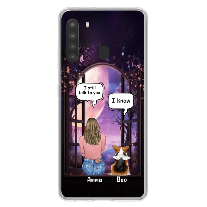 Custom Personalized Memorial Pet Phone Case - Upto 4 Dogs/Cats/Rabbits - Memorial Gift Idea for Dog/Cat/Rabbit Owners - Case For iPhone/Samsung