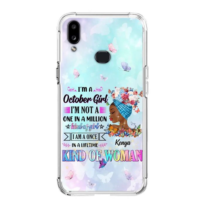 Custom Personalized Birthday Girl Phone Case - Gift Idea For Birthday - I'm A October Girl I'm Not A One In A Million Kind Of Girl - Case For iPhone/Samsung