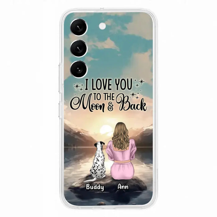 Personalized Dog Mom Phone Case - Gift for Dog Lovers - Upto 6 Dogs for iPhone/Samsung