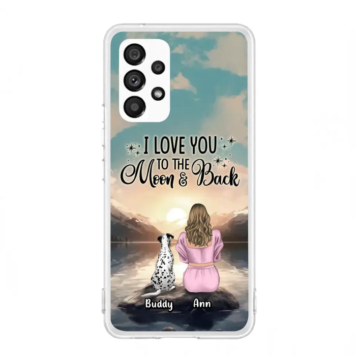 Personalized Dog Mom Phone Case - Gift for Dog Lovers - Upto 6 Dogs for iPhone/Samsung