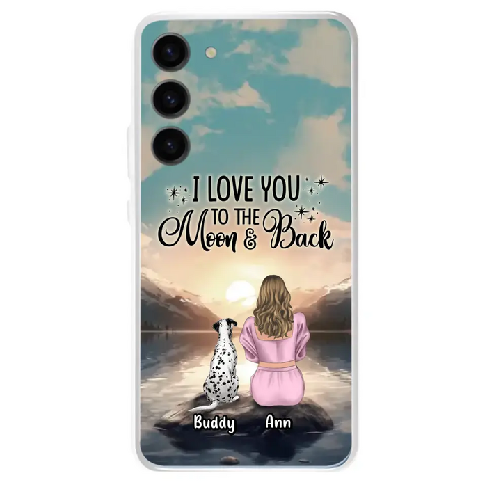 Personalized Dog Mom Phone Case - Gift for Dog Lovers - Upto 6 Dogs for iPhone/Samsung