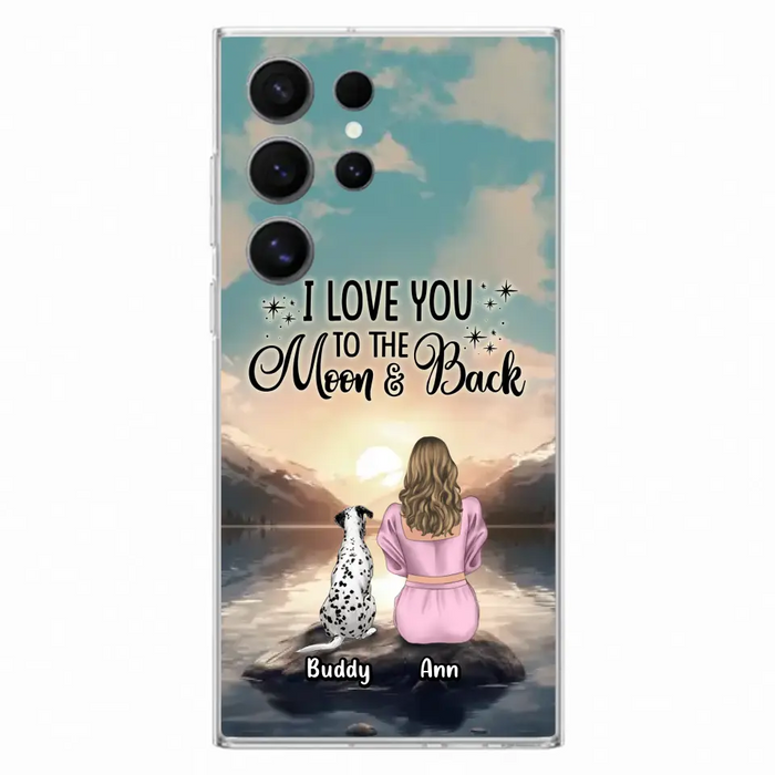 Personalized Dog Mom Phone Case - Gift for Dog Lovers - Upto 6 Dogs for iPhone/Samsung