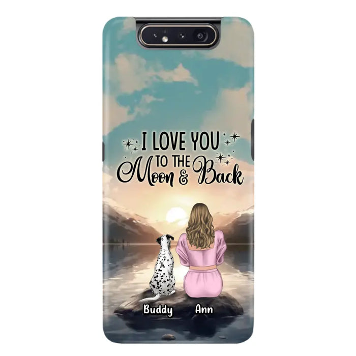 Personalized Dog Mom Phone Case - Gift for Dog Lovers - Upto 6 Dogs for iPhone/Samsung