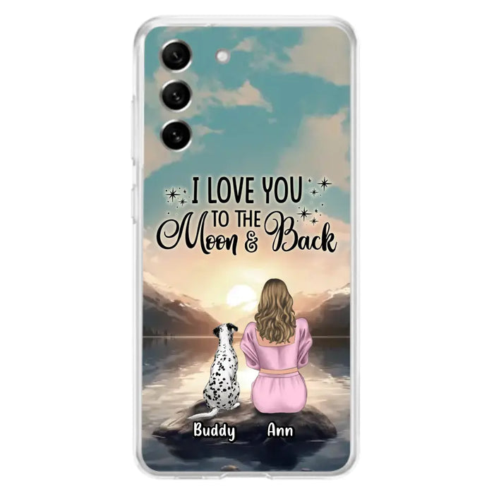 Personalized Dog Mom Phone Case - Gift for Dog Lovers - Upto 6 Dogs for iPhone/Samsung