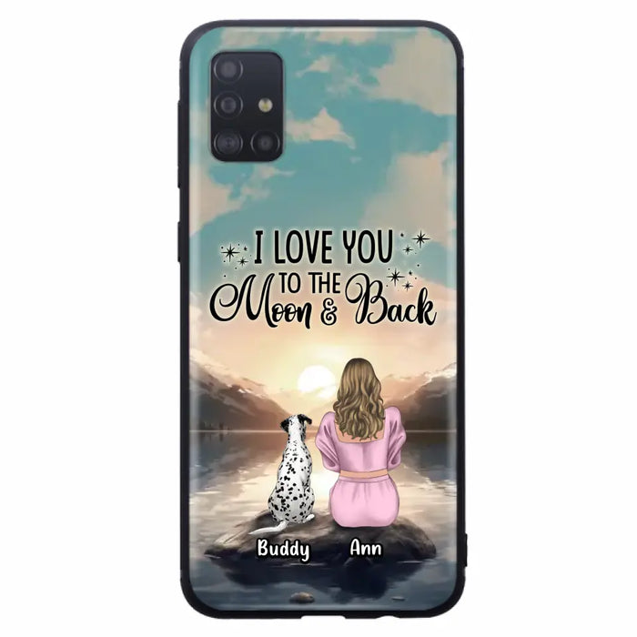 Personalized Dog Mom Phone Case - Gift for Dog Lovers - Upto 6 Dogs for iPhone/Samsung