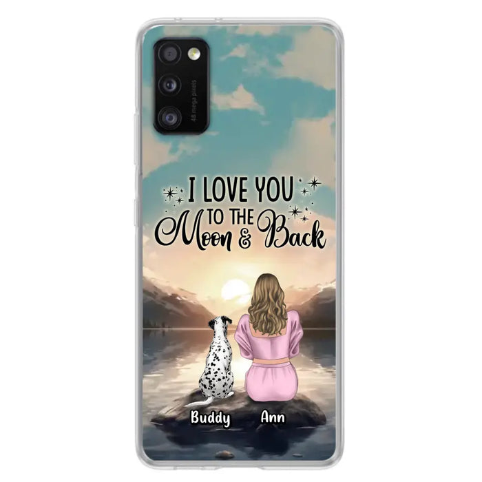 Personalized Dog Mom Phone Case - Gift for Dog Lovers - Upto 6 Dogs for iPhone/Samsung