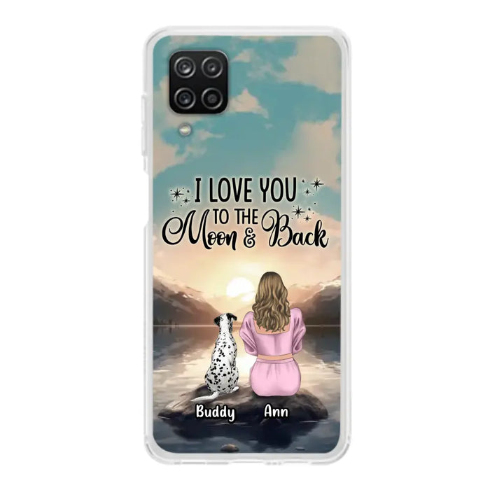 Personalized Dog Mom Phone Case - Gift for Dog Lovers - Upto 6 Dogs for iPhone/Samsung