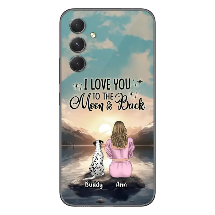 Personalized Dog Mom Phone Case - Gift for Dog Lovers - Upto 6 Dogs for iPhone/Samsung