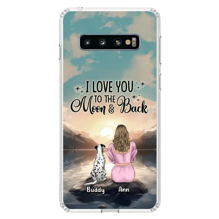 Personalized Dog Mom Phone Case - Gift for Dog Lovers - Upto 6 Dogs for iPhone/Samsung