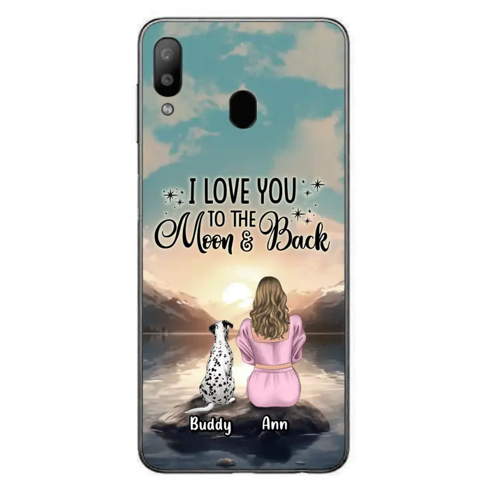 Personalized Dog Mom Phone Case - Gift for Dog Lovers - Upto 6 Dogs for iPhone/Samsung