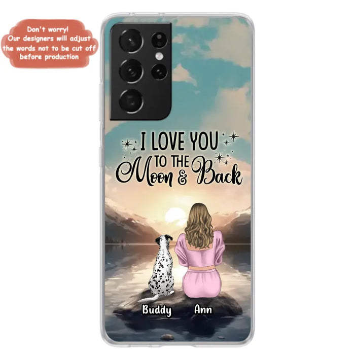 Personalized Dog Mom Phone Case - Gift for Dog Lovers - Upto 6 Dogs for iPhone/Samsung