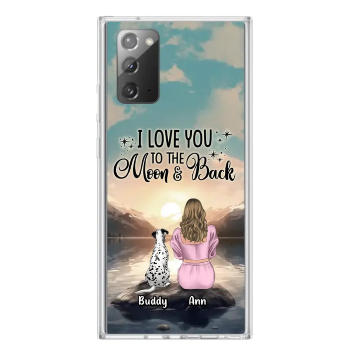 Personalized Dog Mom Phone Case - Gift for Dog Lovers - Upto 6 Dogs for iPhone/Samsung