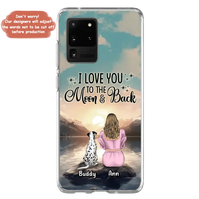 Personalized Dog Mom Phone Case - Gift for Dog Lovers - Upto 6 Dogs for iPhone/Samsung