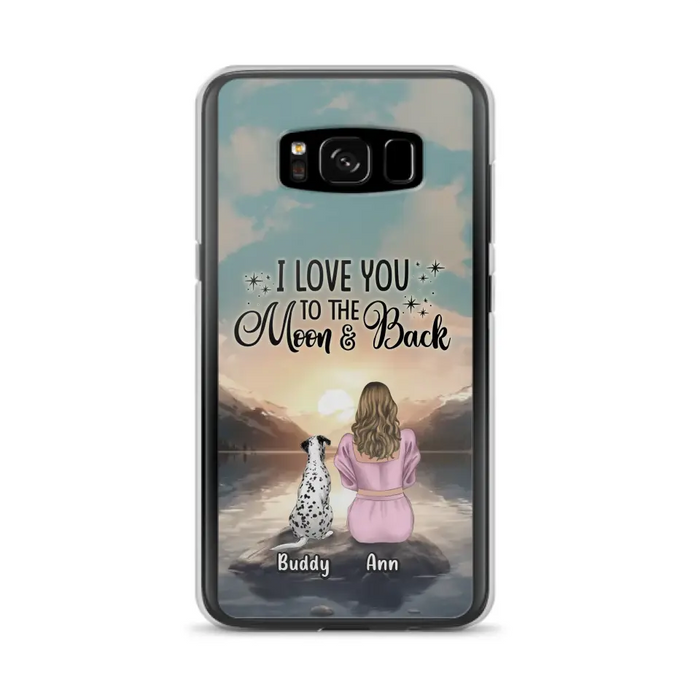 Personalized Dog Mom Phone Case - Gift for Dog Lovers - Upto 6 Dogs for iPhone/Samsung