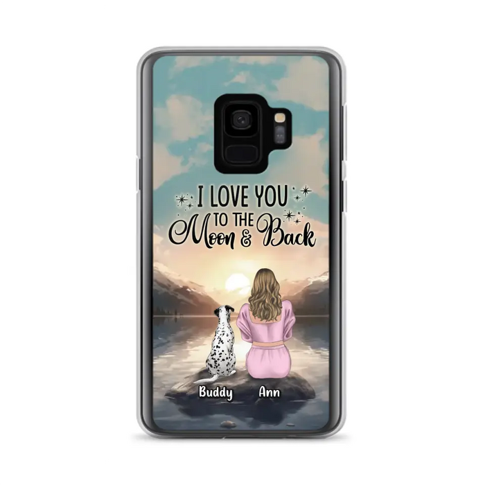 Personalized Dog Mom Phone Case - Gift for Dog Lovers - Upto 6 Dogs for iPhone/Samsung