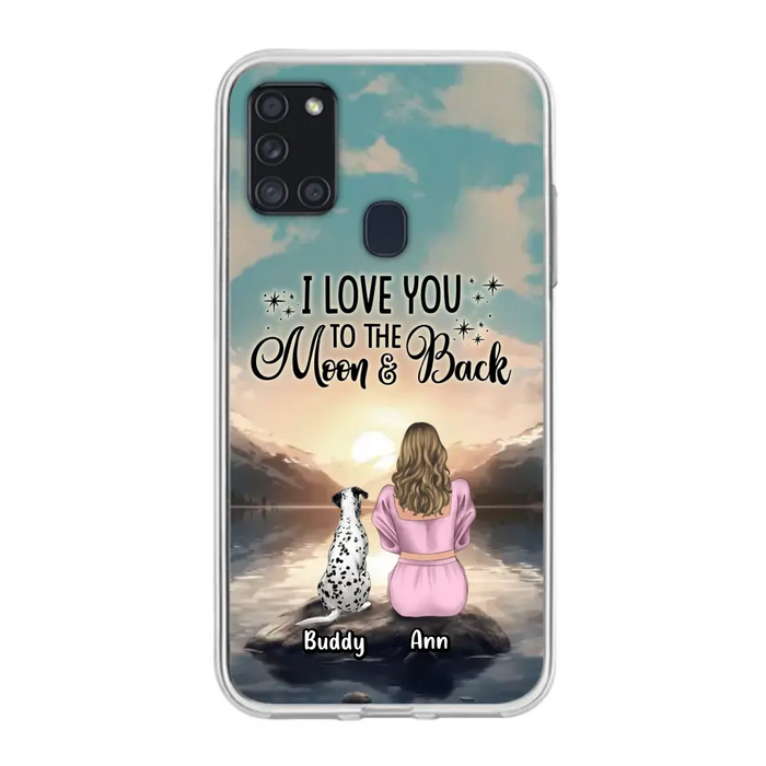 Personalized Dog Mom Phone Case - Gift for Dog Lovers - Upto 6 Dogs for iPhone/Samsung