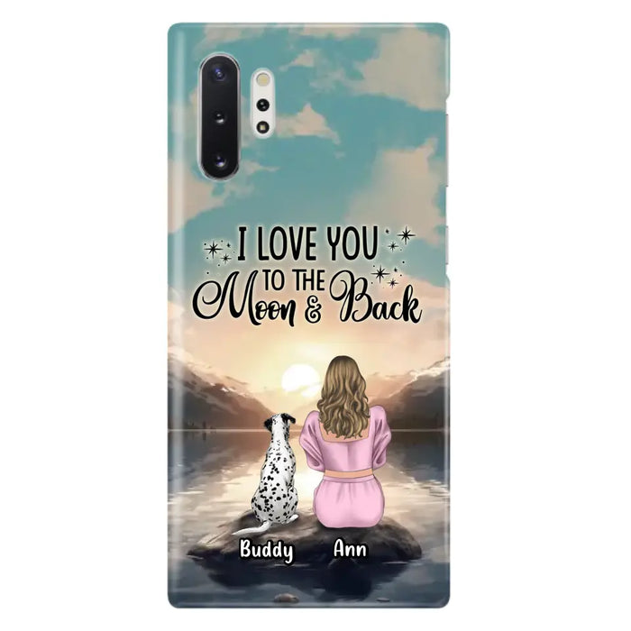 Personalized Dog Mom Phone Case - Gift for Dog Lovers - Upto 6 Dogs for iPhone/Samsung