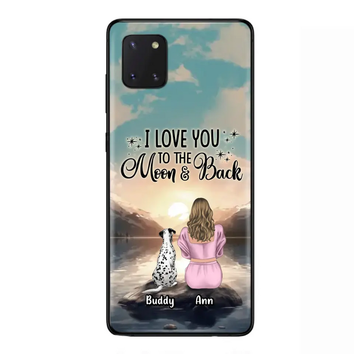 Personalized Dog Mom Phone Case - Gift for Dog Lovers - Upto 6 Dogs for iPhone/Samsung