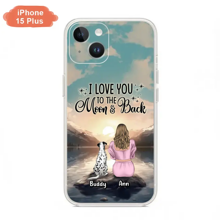 Personalized Dog Mom Phone Case - Gift for Dog Lovers - Upto 6 Dogs for iPhone/Samsung