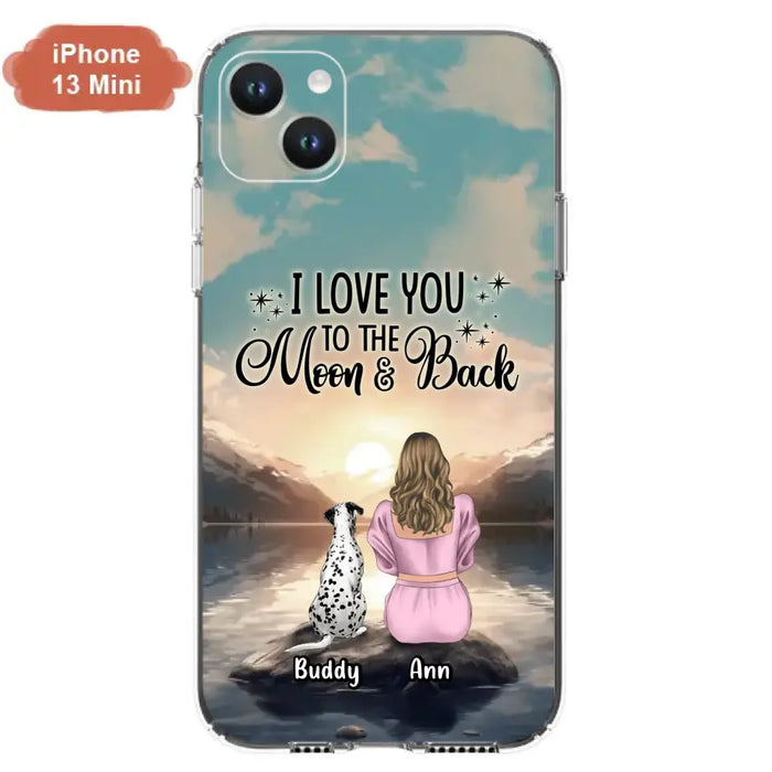 Personalized Dog Mom Phone Case - Gift for Dog Lovers - Upto 6 Dogs for iPhone/Samsung