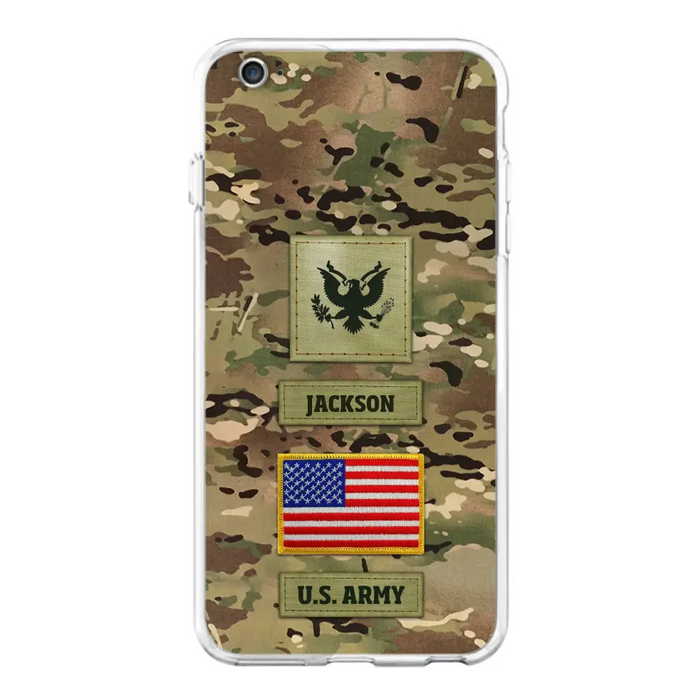 Custom Personalized Veteran Phone Case - Father's Day Gift for Veteran - Case For iPhone/Samsung